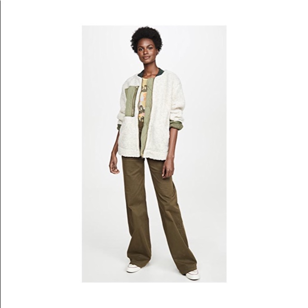 Free People Rivington Sherpa Jacket L - Picture 7 of 13